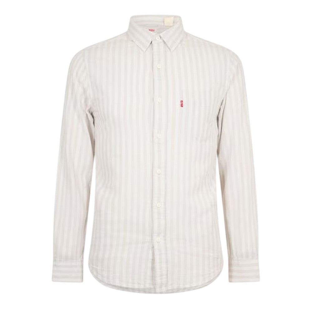 Vaporous Grey - Front - Levis Mens Classic Long-Sleeved Shirt