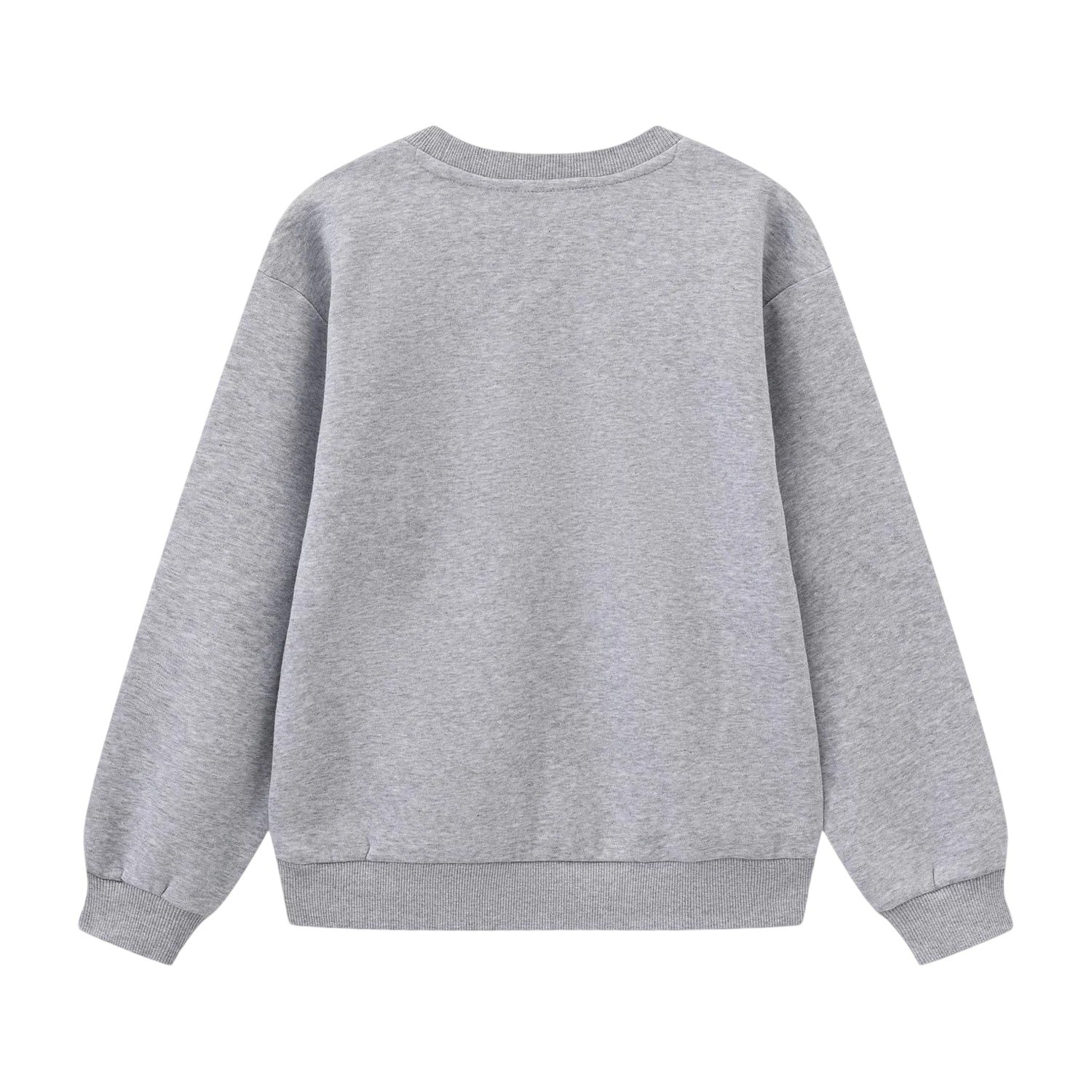 Black-Yellow - Back - Batman Childrens-Kids Crew Neck Sweatshirt