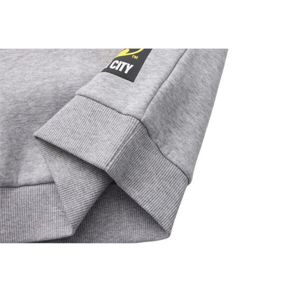 Black-Yellow - Side - Batman Childrens-Kids Crew Neck Sweatshirt