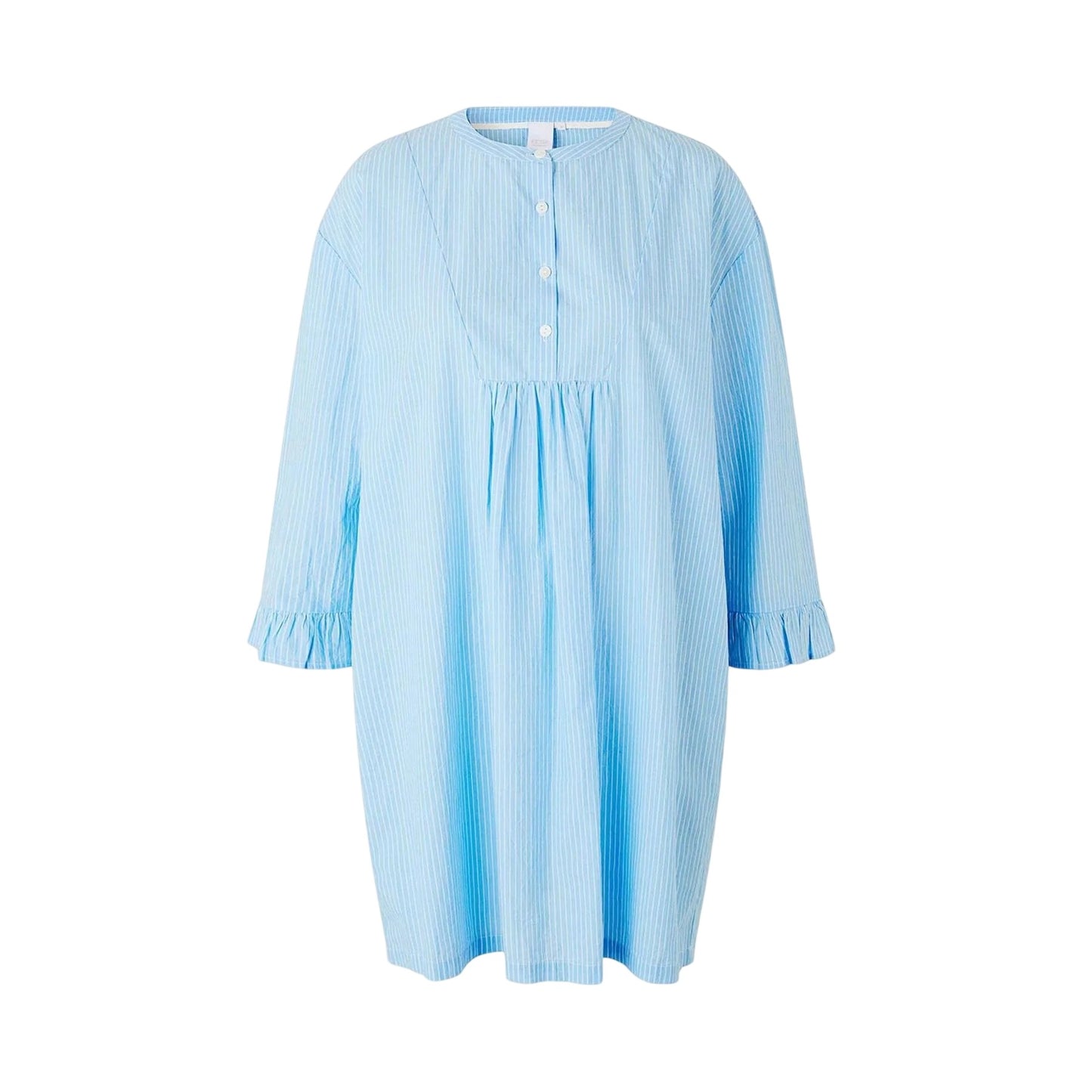 Blue - Front - Nora Womens-Ladies Stripe Dress