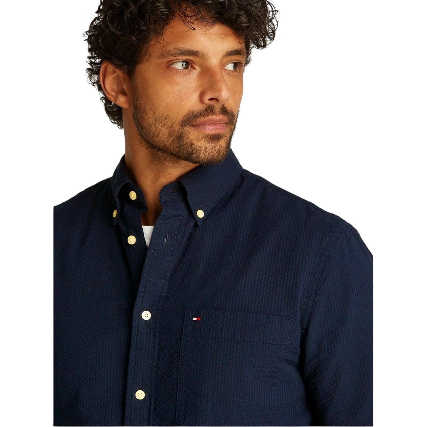 Desert Sky - Side - Tommy Hilfiger Mens Regular Shirt