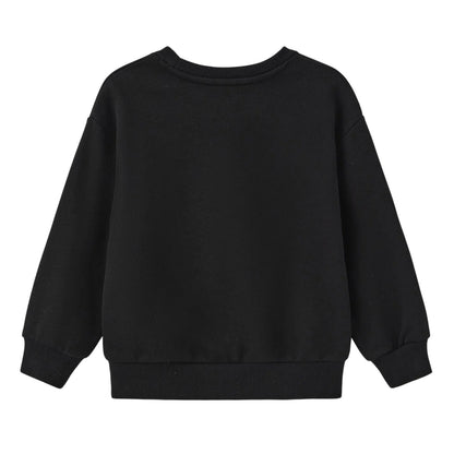 Grey - Back - Disney Baby Mickey Mouse Brushed Back Crew Neck Sweatshirt