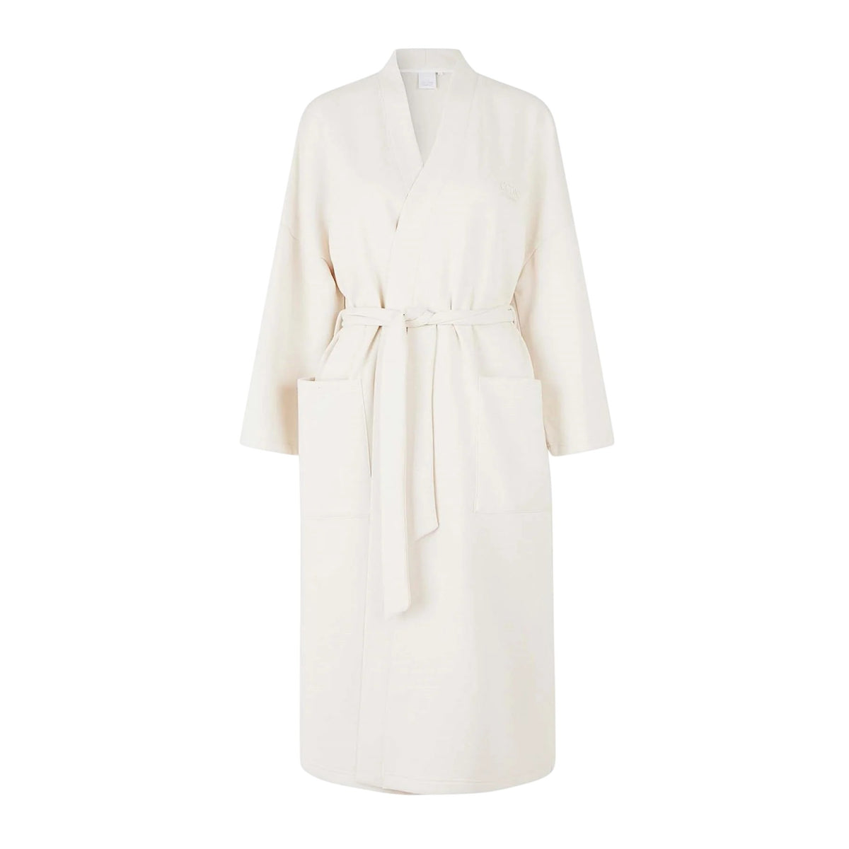 Crystal Grey - Front - Boss Womens-Ladies Plain Kimono Sleeve Dressing Gown