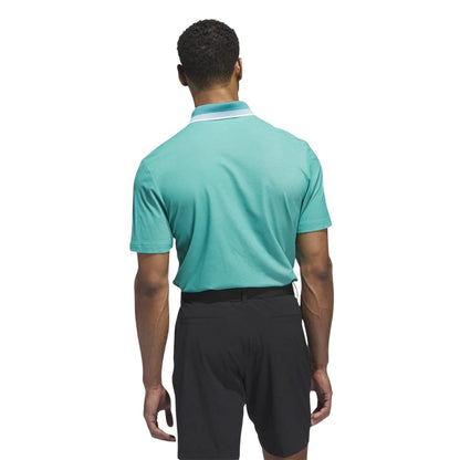 Teal - Back - Adidas Mens Performance Polo Shirt