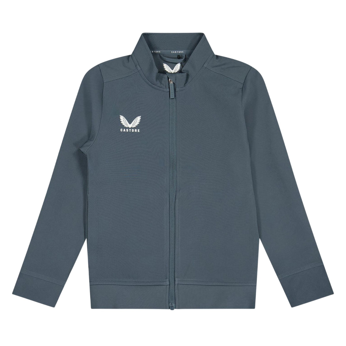 Dark Slate - Front - Castore Childrens-Kids Logo Lightweight Jacket