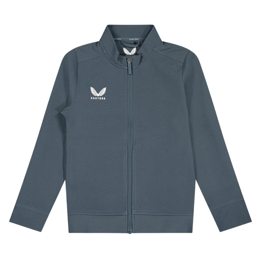 Dark Slate - Front - Castore Childrens-Kids Logo Lightweight Jacket