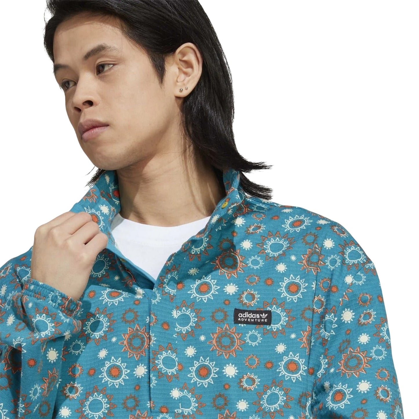 Multicoloured - Side - Adidas Mens Originals Relaxed Fit Shirt