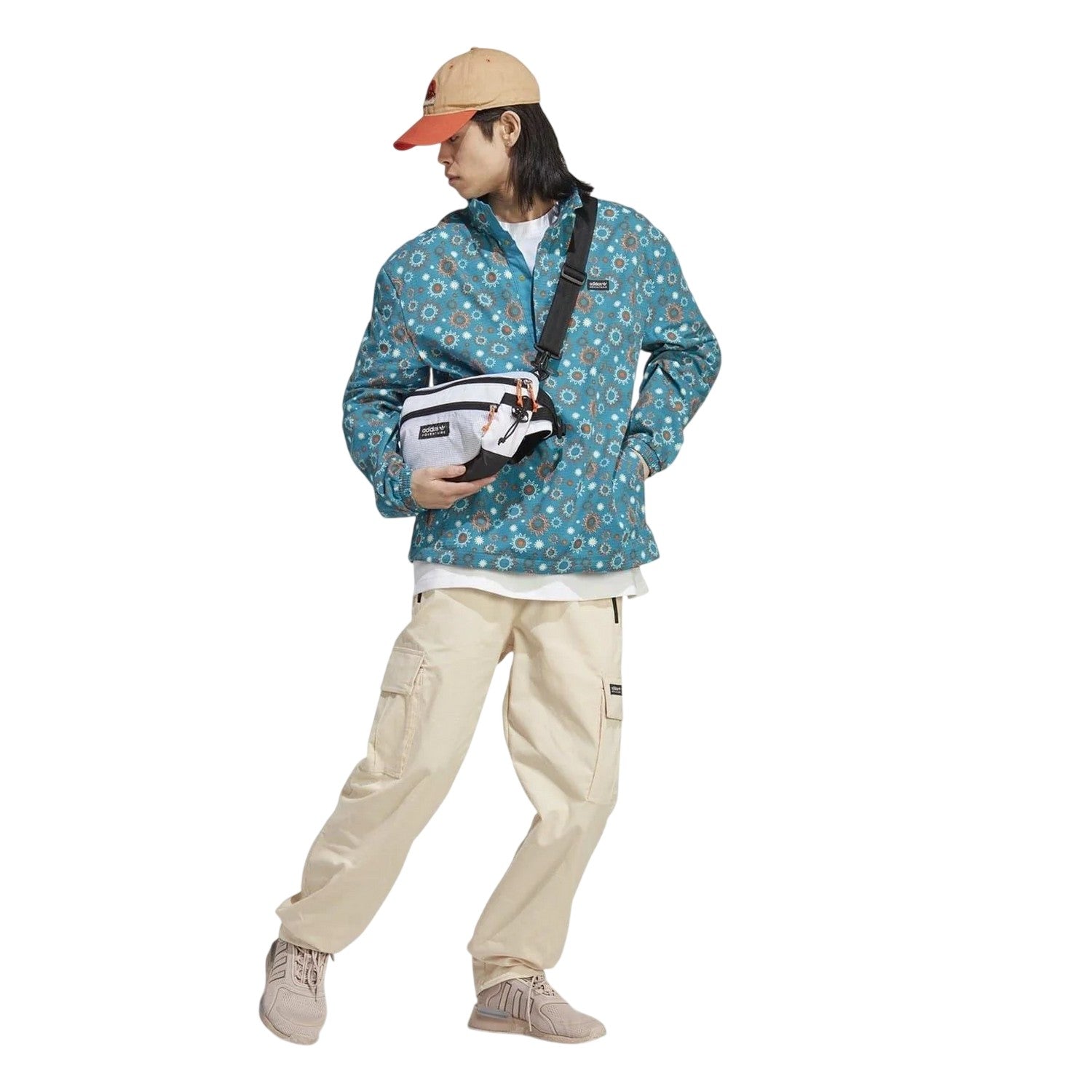 Multicoloured - Pack Shot - Adidas Mens Originals Relaxed Fit Shirt