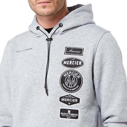 Grey Marl - Lifestyle - Mercier Mens Mono Hybrid Hoodie