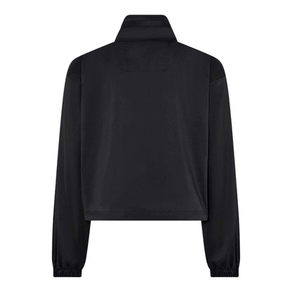 Black - Back - Girlfriend Collective Womens-Ladies Zip Pocket Long-Sleeved Track Jacket