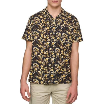 Night Sky - Side - Jack And Jones Mens Floral Regular Summer Shirt