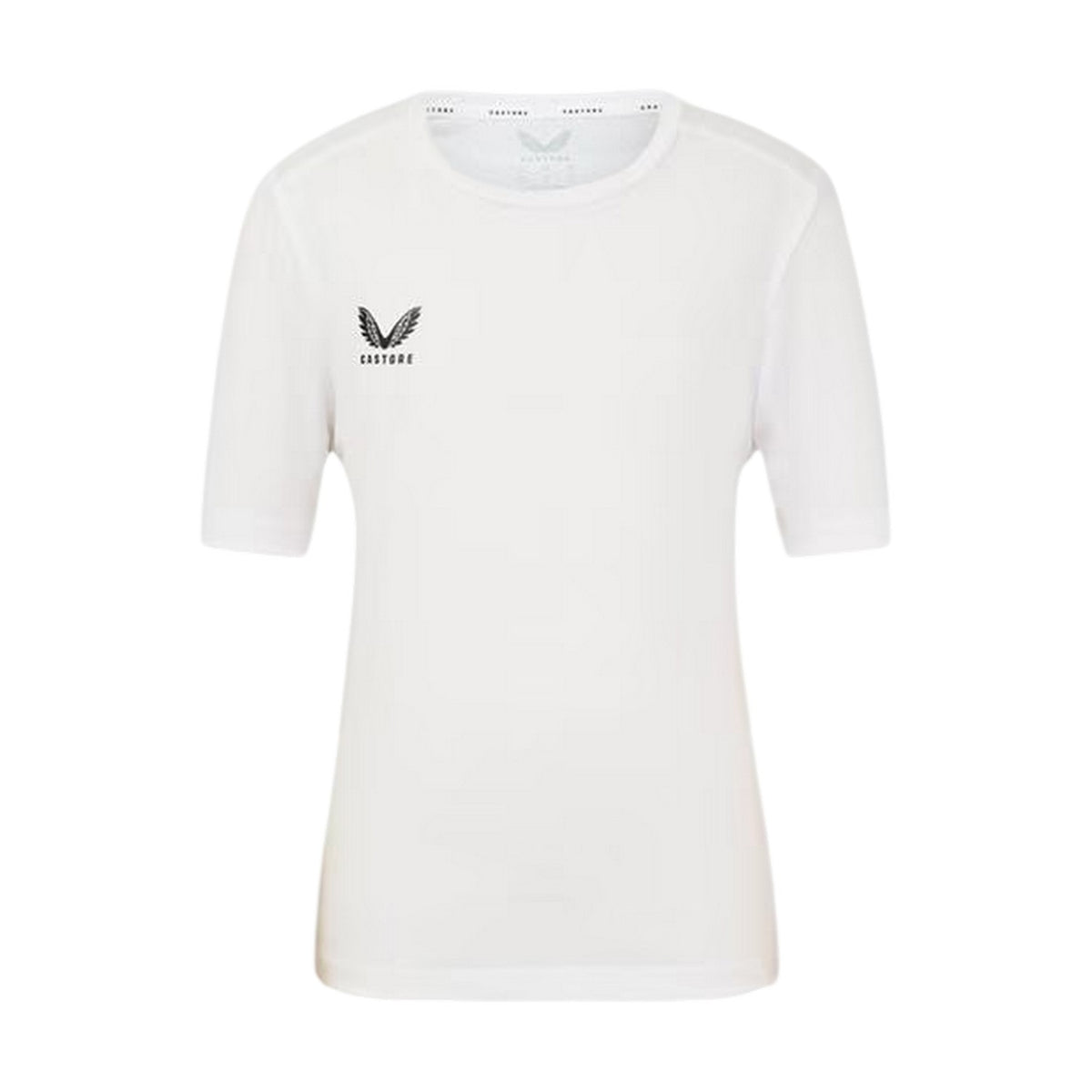 Brilliant White - Front - Castore Childrens-Kids 2024 2025 Logo Training T-Shirt