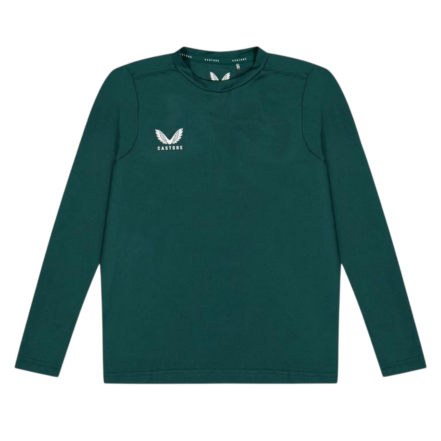 Botanical Garden - Front - Castore Childrens-Kids Logo Long-Sleeved T-Shirt