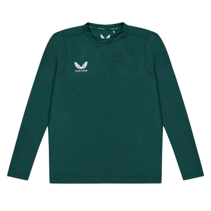 Botanical Garden - Front - Castore Childrens-Kids Logo Long-Sleeved T-Shirt