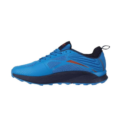 Blue-Orange - Side - Slazenger Mens Logo Mesh Hockey Shoes