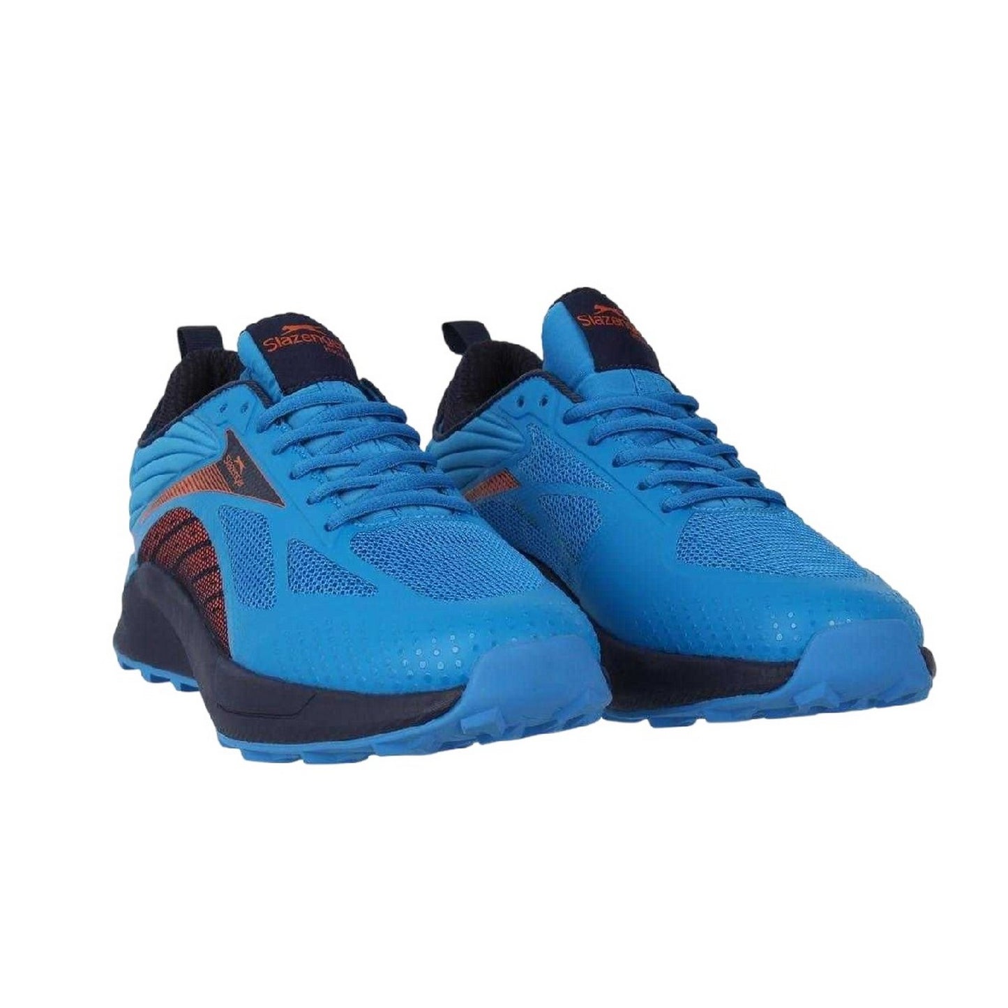 Blue-Orange - Pack Shot - Slazenger Mens Logo Mesh Hockey Shoes