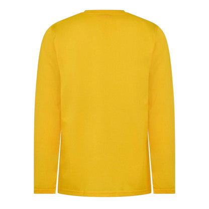 Yellow - Back - Puma Mens Team Long-Sleeved Shirt
