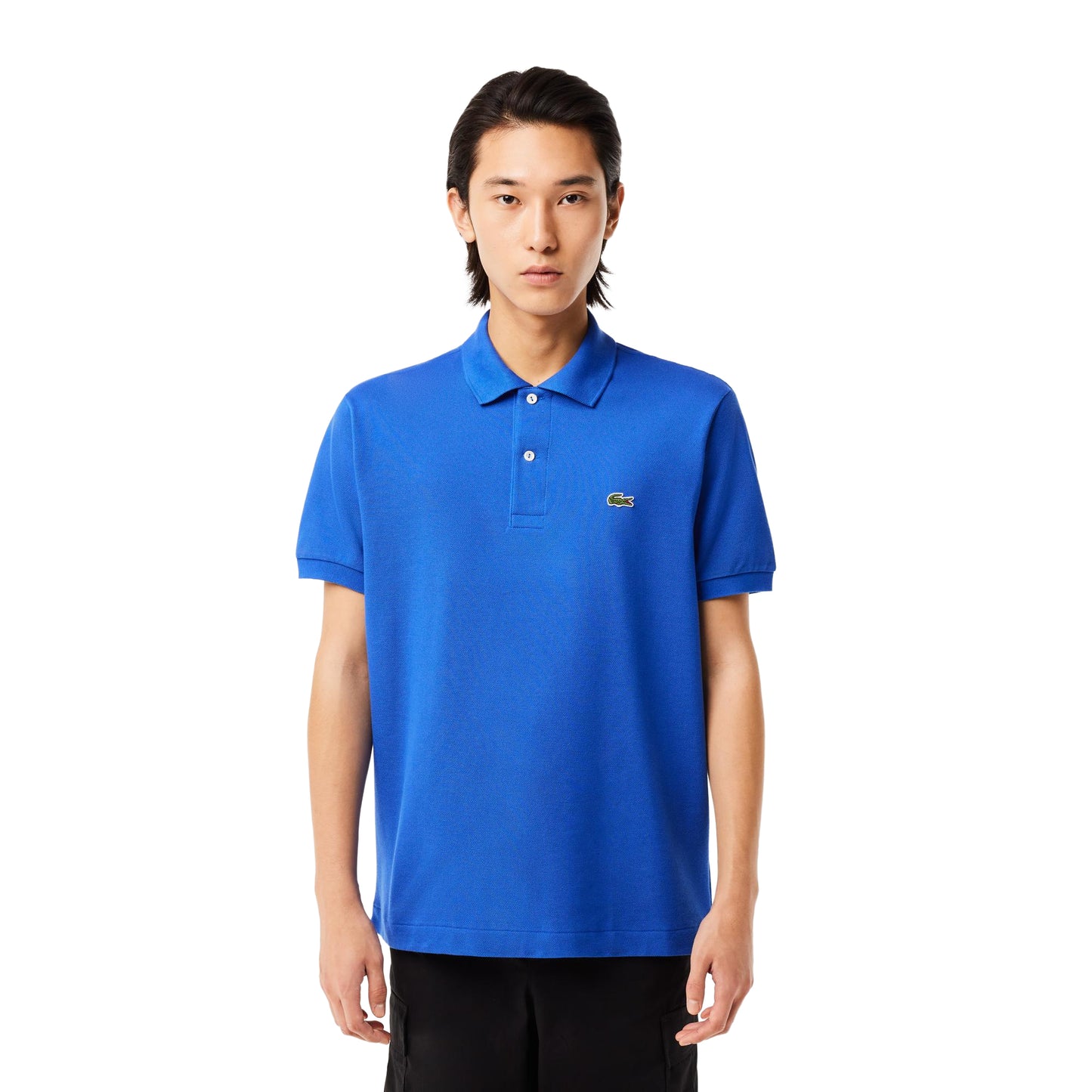 Blue - Side - Lacoste Mens Originals Piqué Classic Polo Shirt