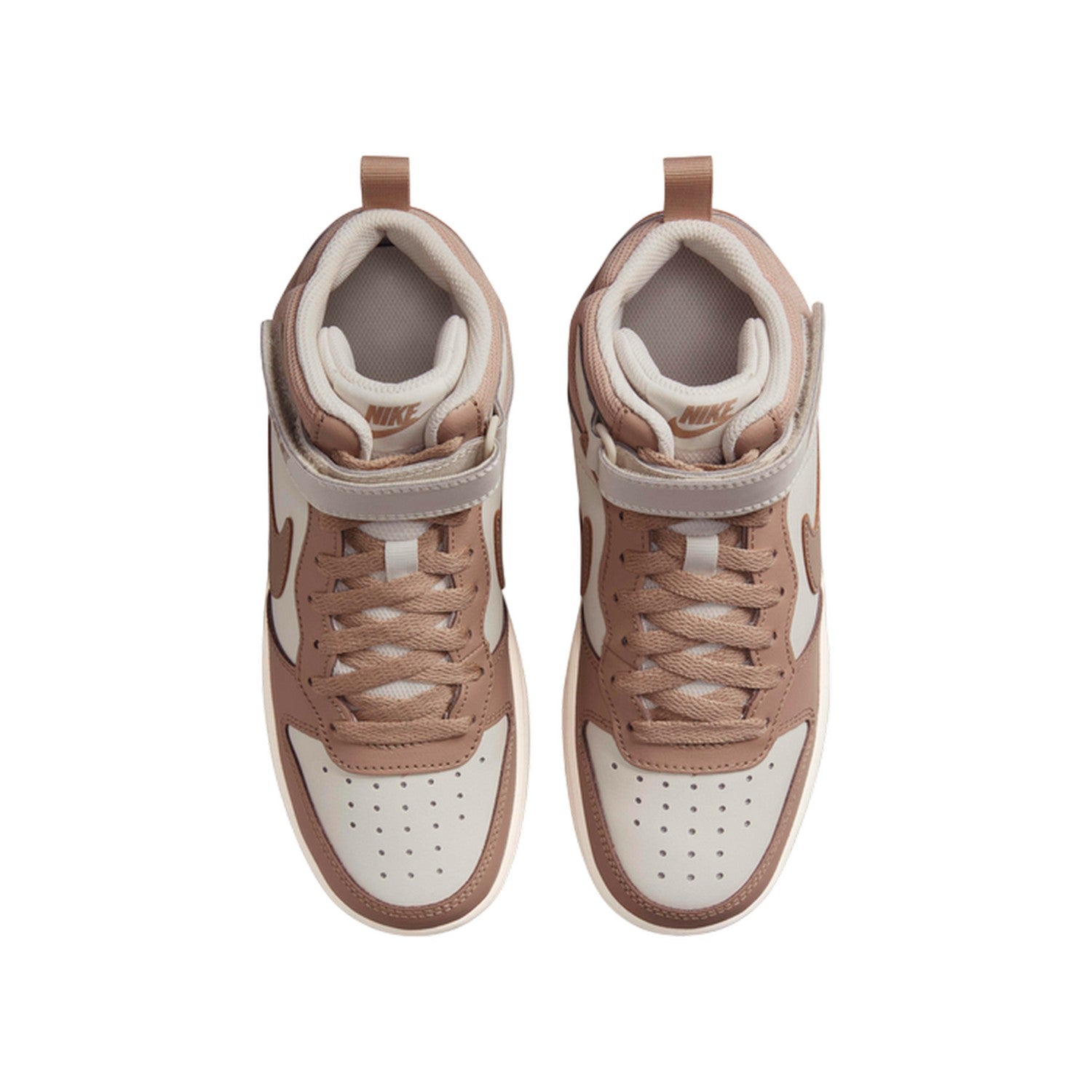 Ivory - Lifestyle - Nike Childrens-Kids Court Borough Leather High Tops