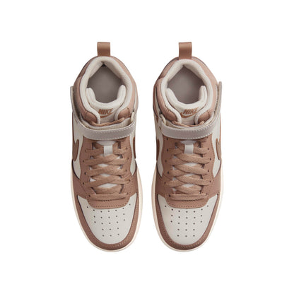 Ivory - Lifestyle - Nike Childrens-Kids Court Borough Leather High Tops
