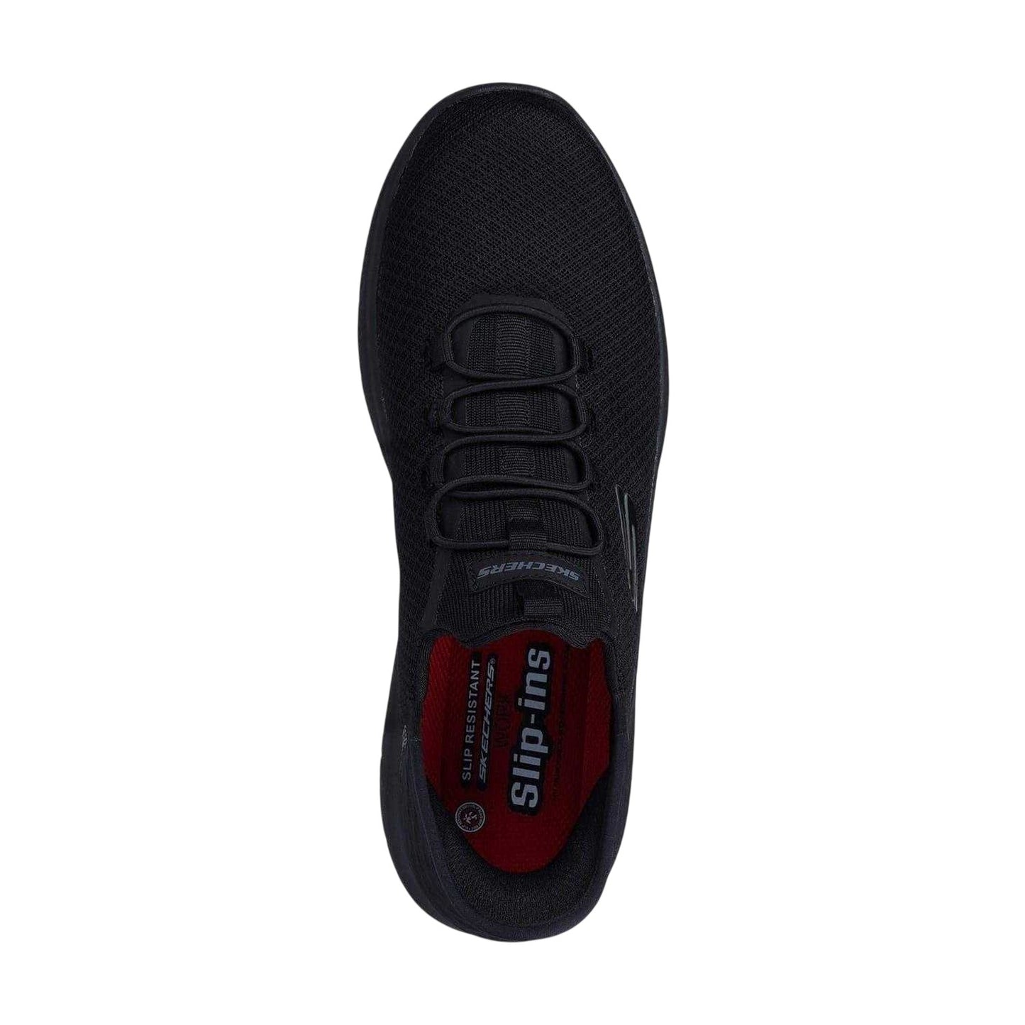 Black - Side - Skechers Mens Summits Colsin Slip-In Shoes