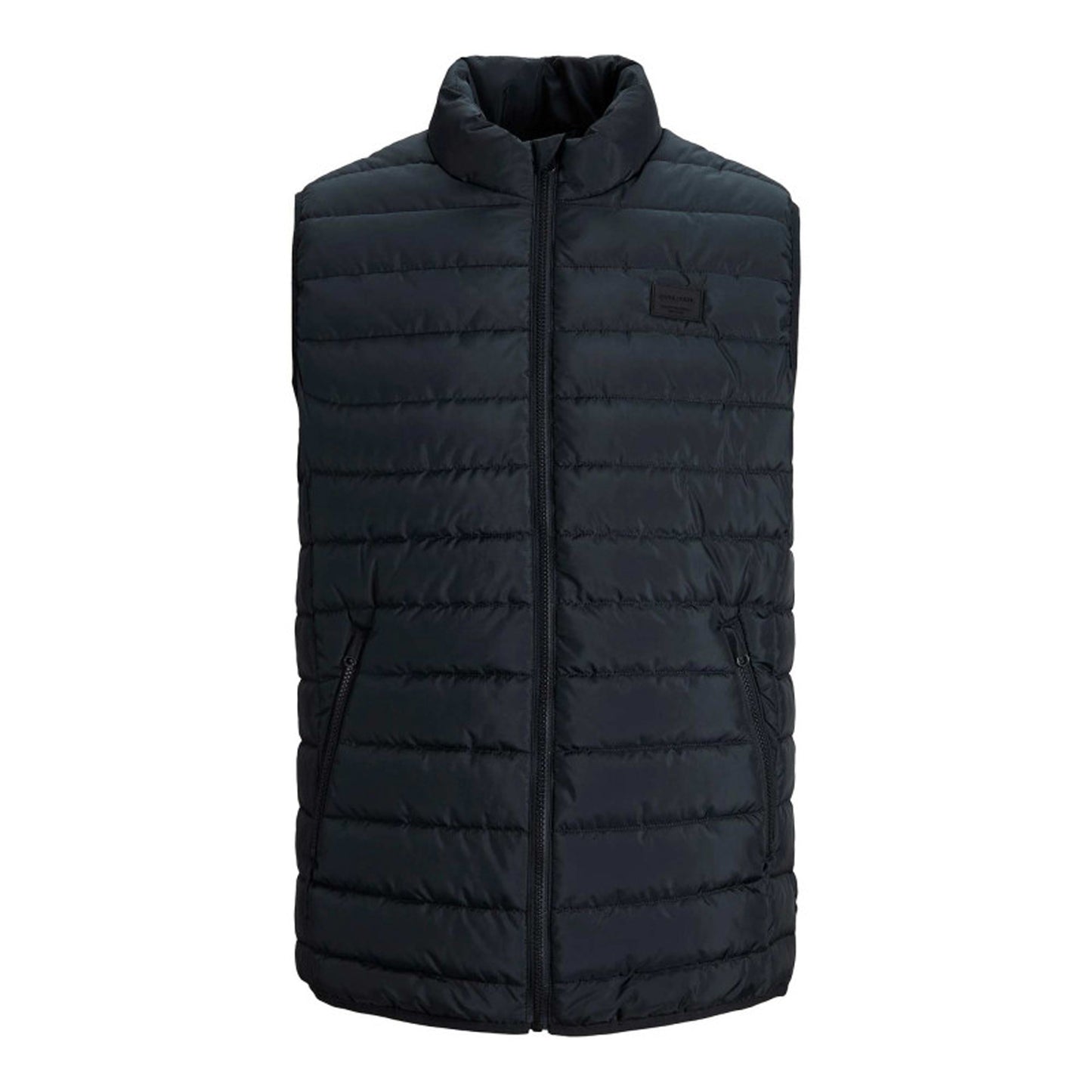 Black - Front - Jack And Jones Childrens-Kids Wing Gilet