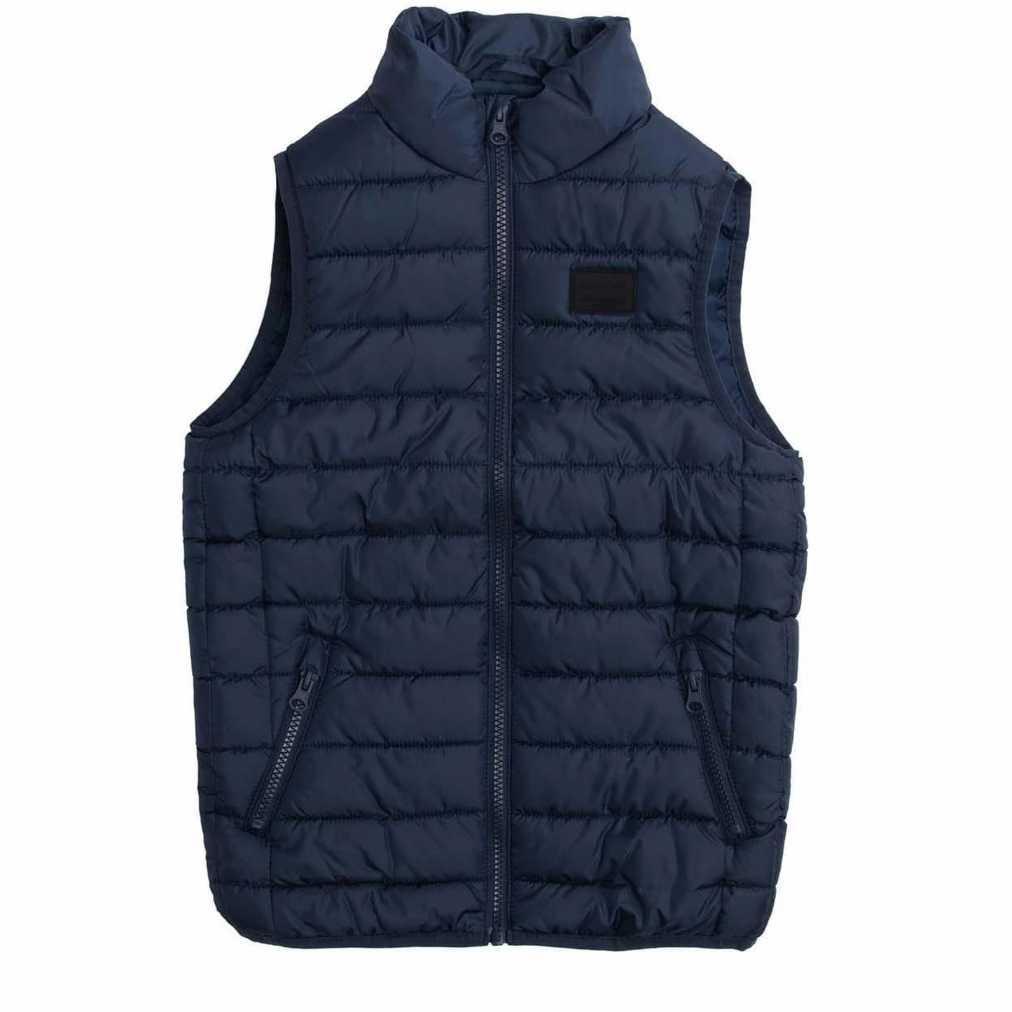 Navy - Front - Jack And Jones Childrens-Kids Wing Gilet