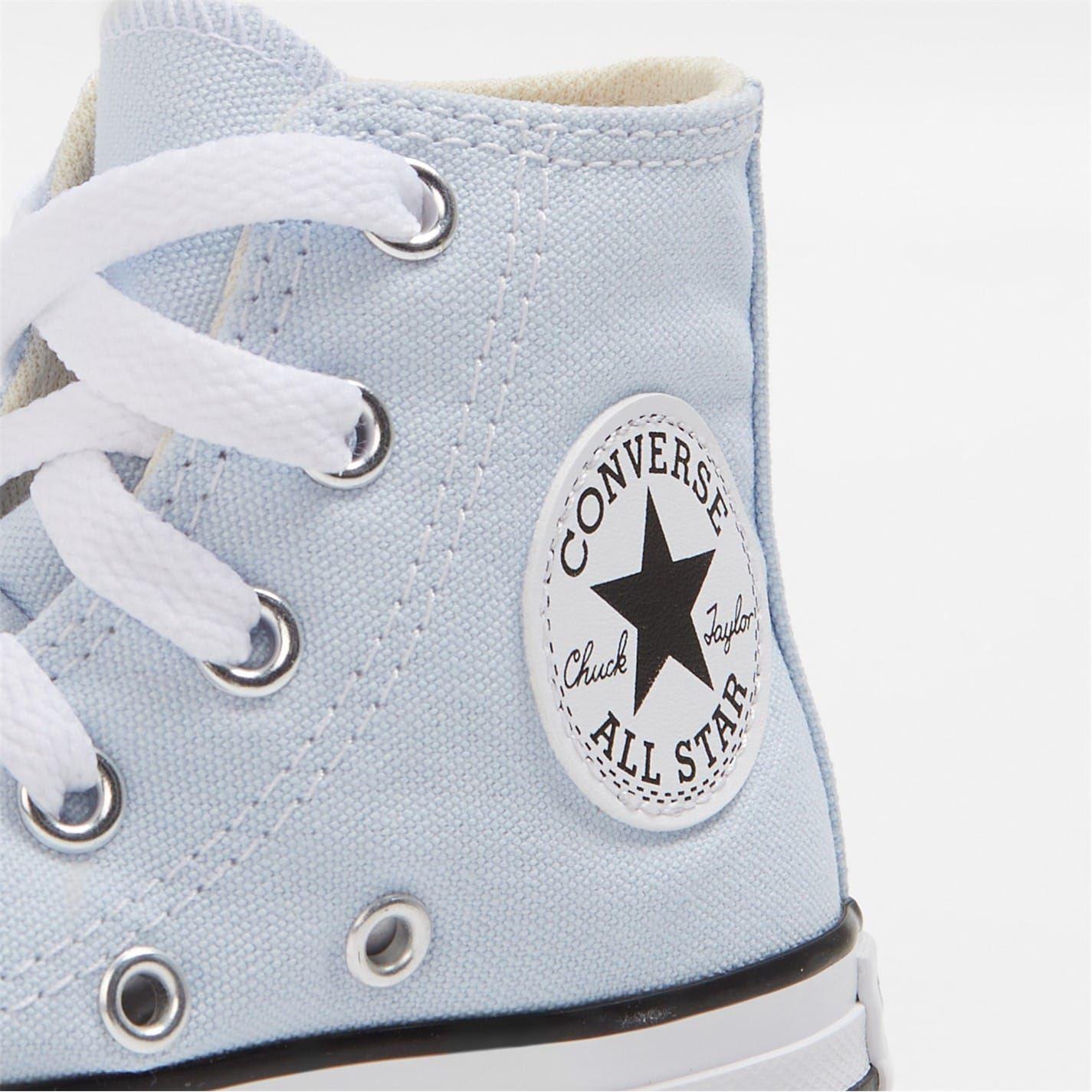 Blue Moon - Side - Converse Childrens-Kids Chuck Canvas Shoes