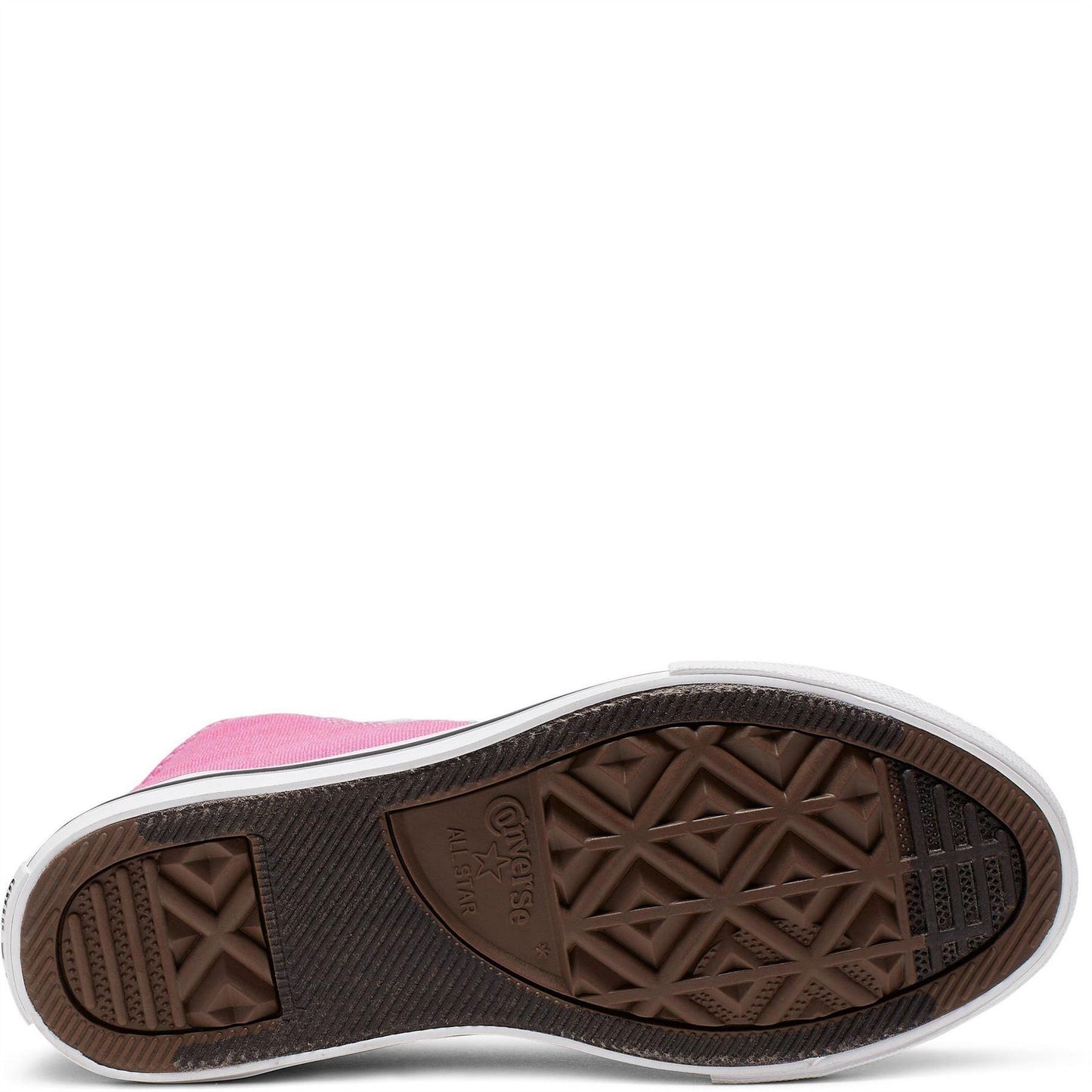 Pink - Back - Converse Childrens-Kids Chuck Canvas Shoes