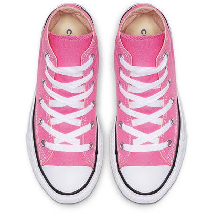 Pink - Side - Converse Childrens-Kids Chuck Canvas Shoes