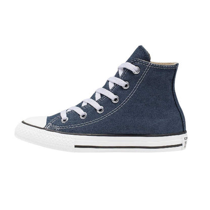 Navy - Lifestyle - Converse Childrens-Kids Chuck Canvas Shoes