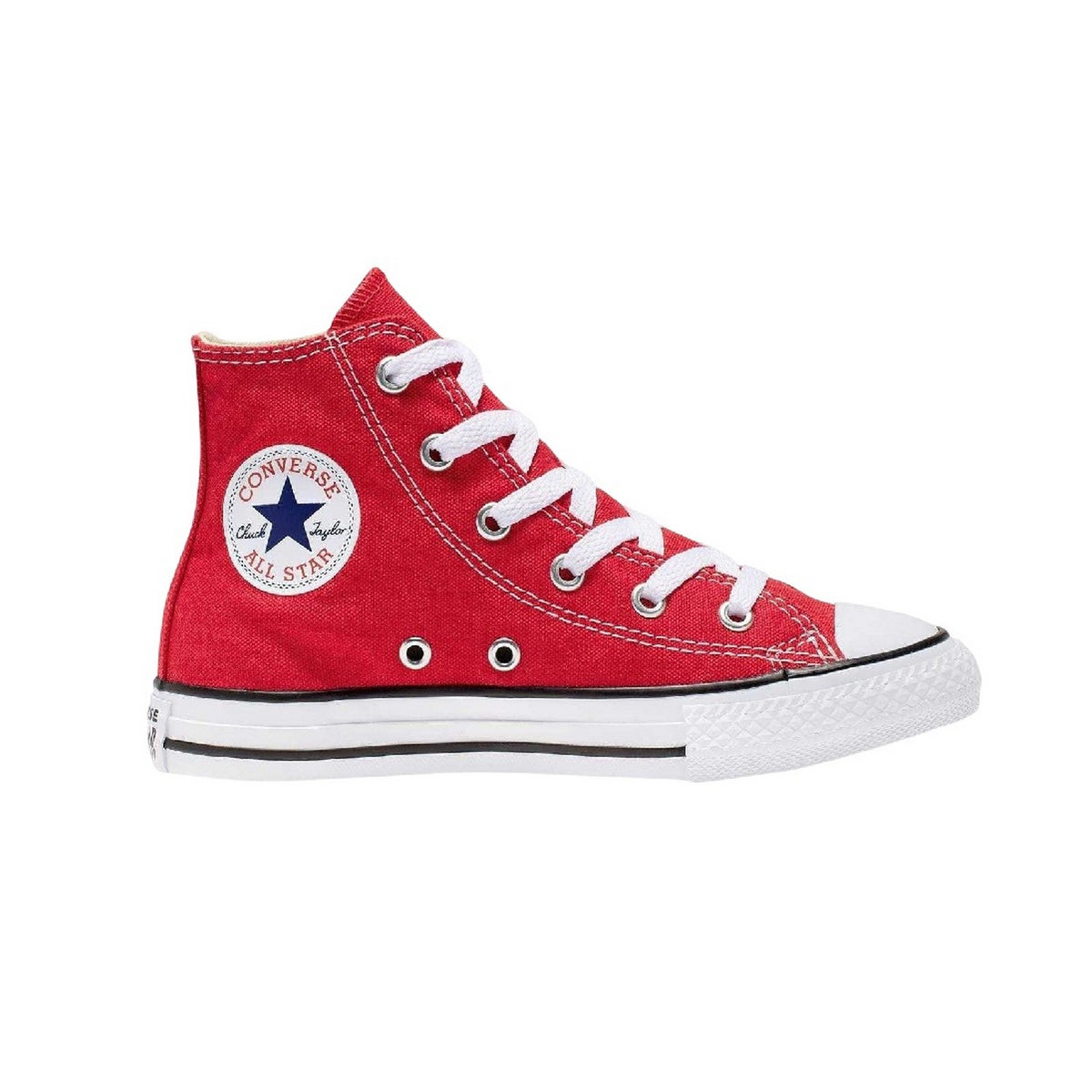 Red - Front - Converse Childrens-Kids Chuck Canvas Shoes