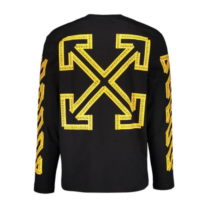 Black-Citrus - Back - Off White Mens Tape Logo T-Shirt
