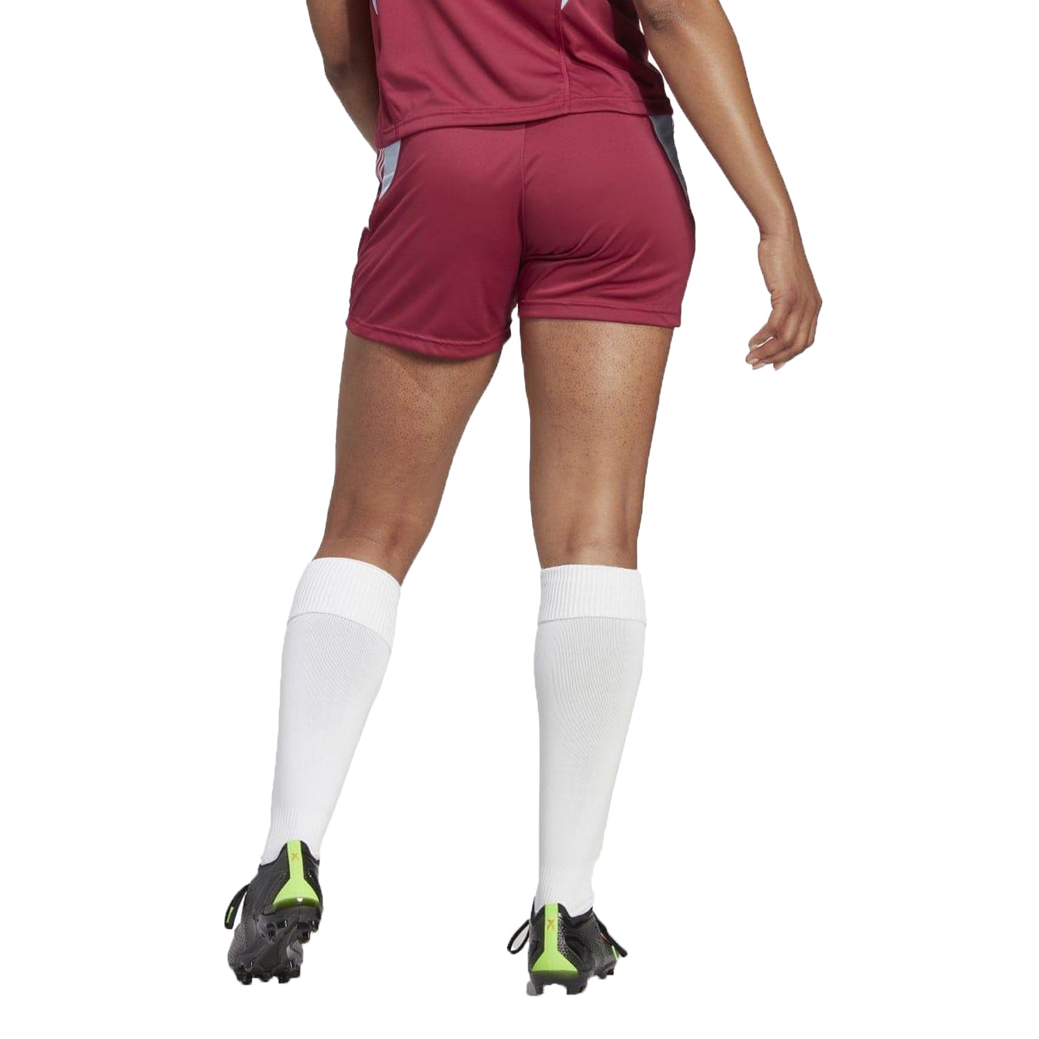 Red - Back - Adidas Womens-Ladies Tiro 23 Spain Training Shorts