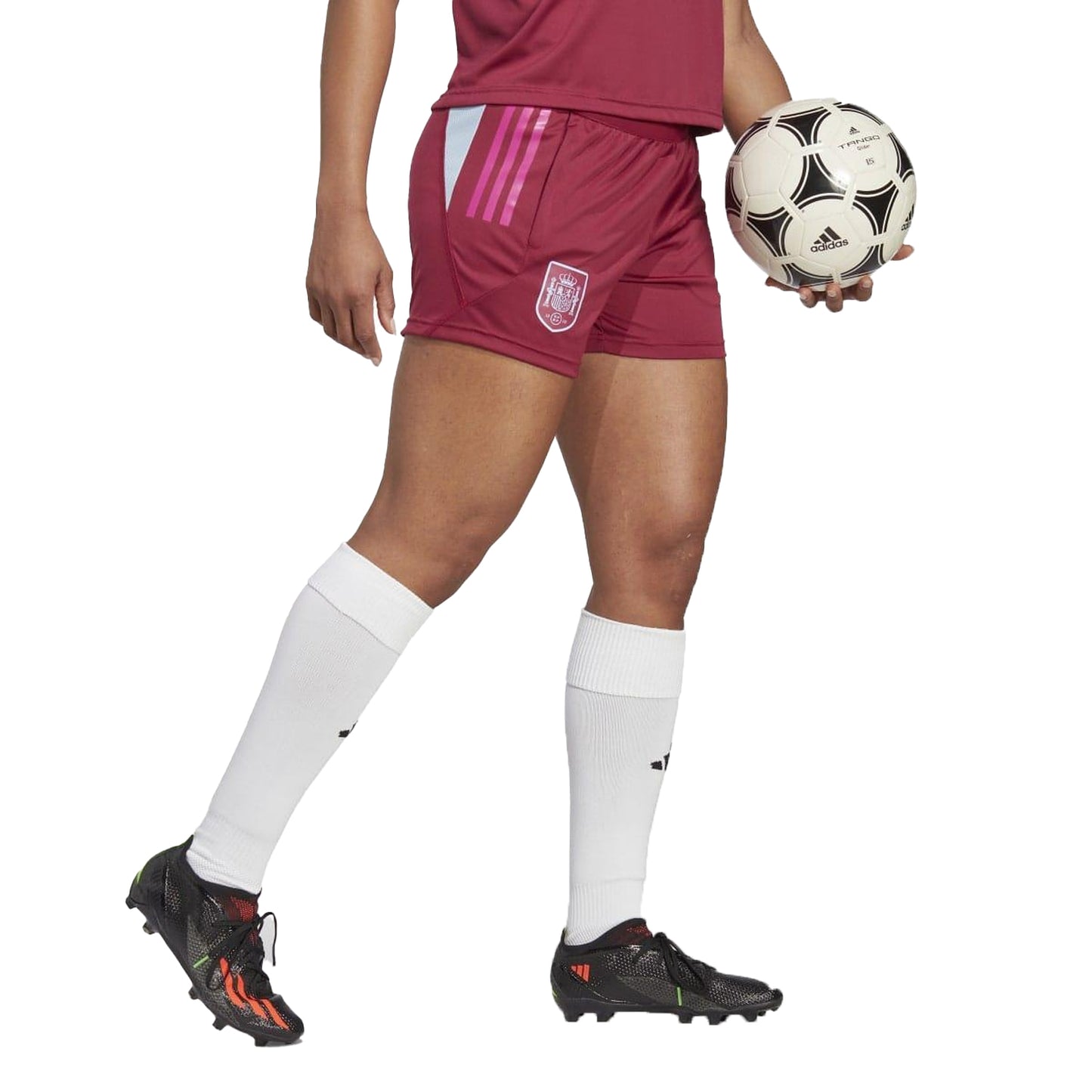 Red - Lifestyle - Adidas Womens-Ladies Tiro 23 Spain Training Shorts