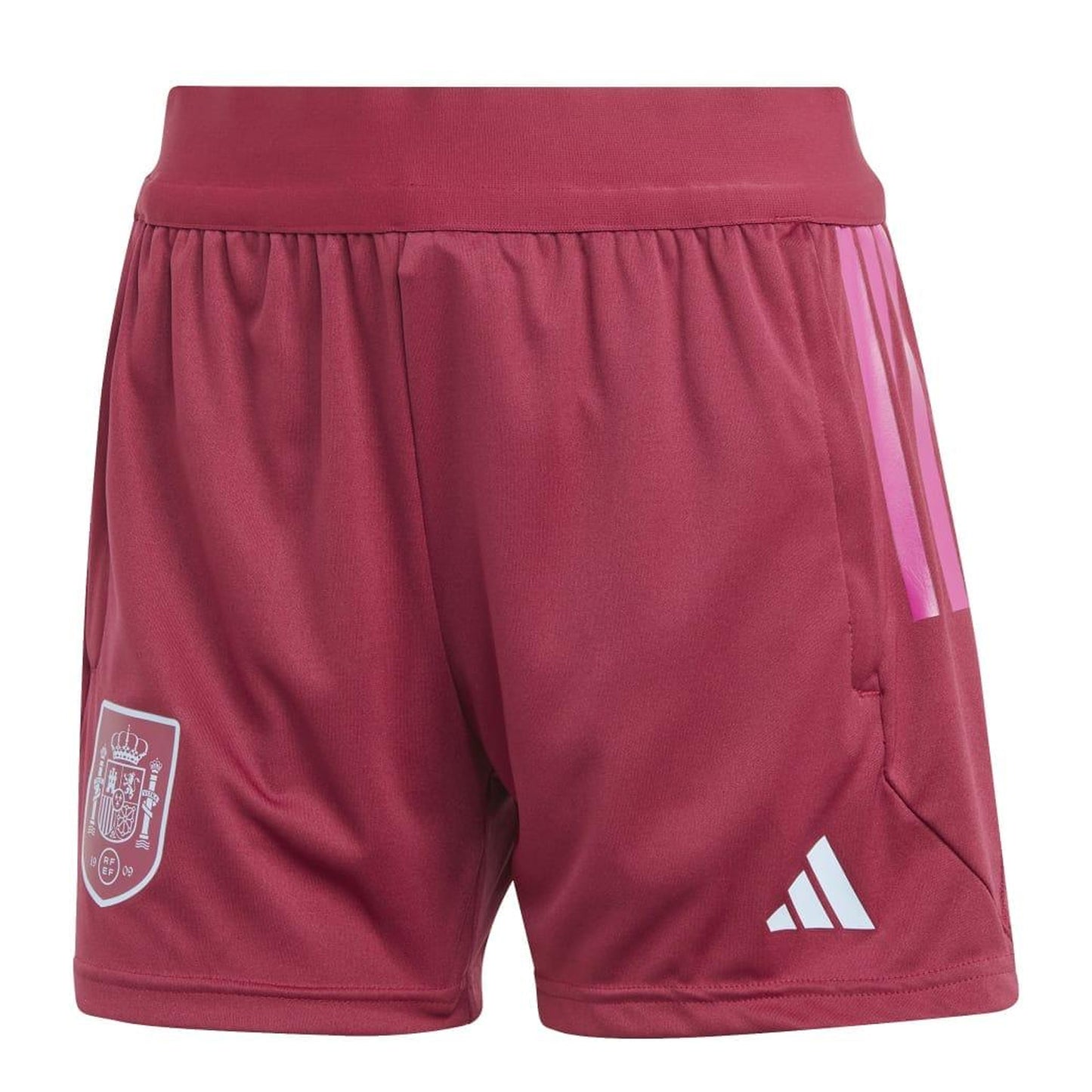 Red - Front - Adidas Womens-Ladies Tiro 23 Spain Training Shorts