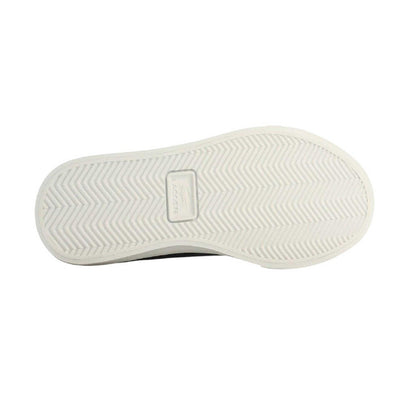 Navy-White - Lifestyle - Lacoste Mens Lerond Set Croc Leather Flat Trainers