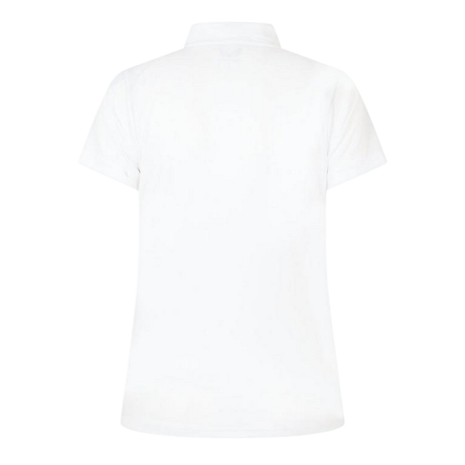 Brilliant White - Back - Castore Womens-Ladies Logo Travel Polo Shirt