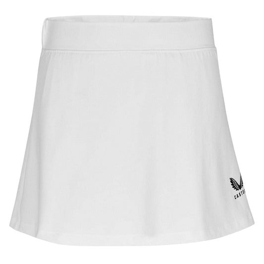Brilliant White - Front - Castore Womens-Ladies Logo Skort