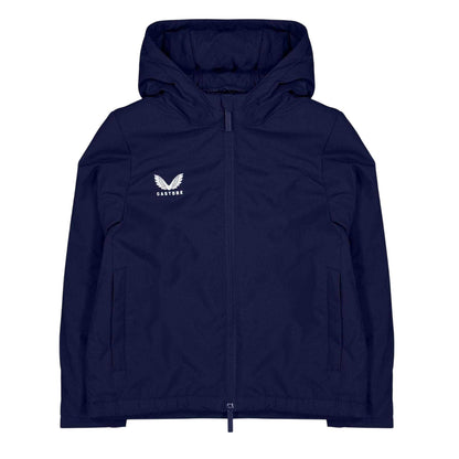 Peacoat - Front - Castore Childrens-Kids Logo Lightweight Puffer Jacket