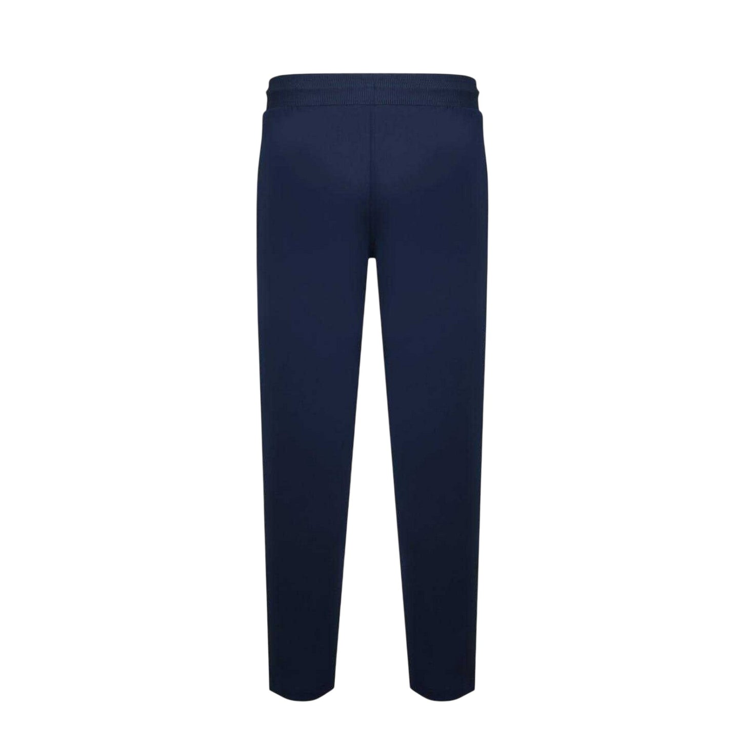 Navy - Back - Lonsdale Mens Striped Tapered Jogging Bottoms