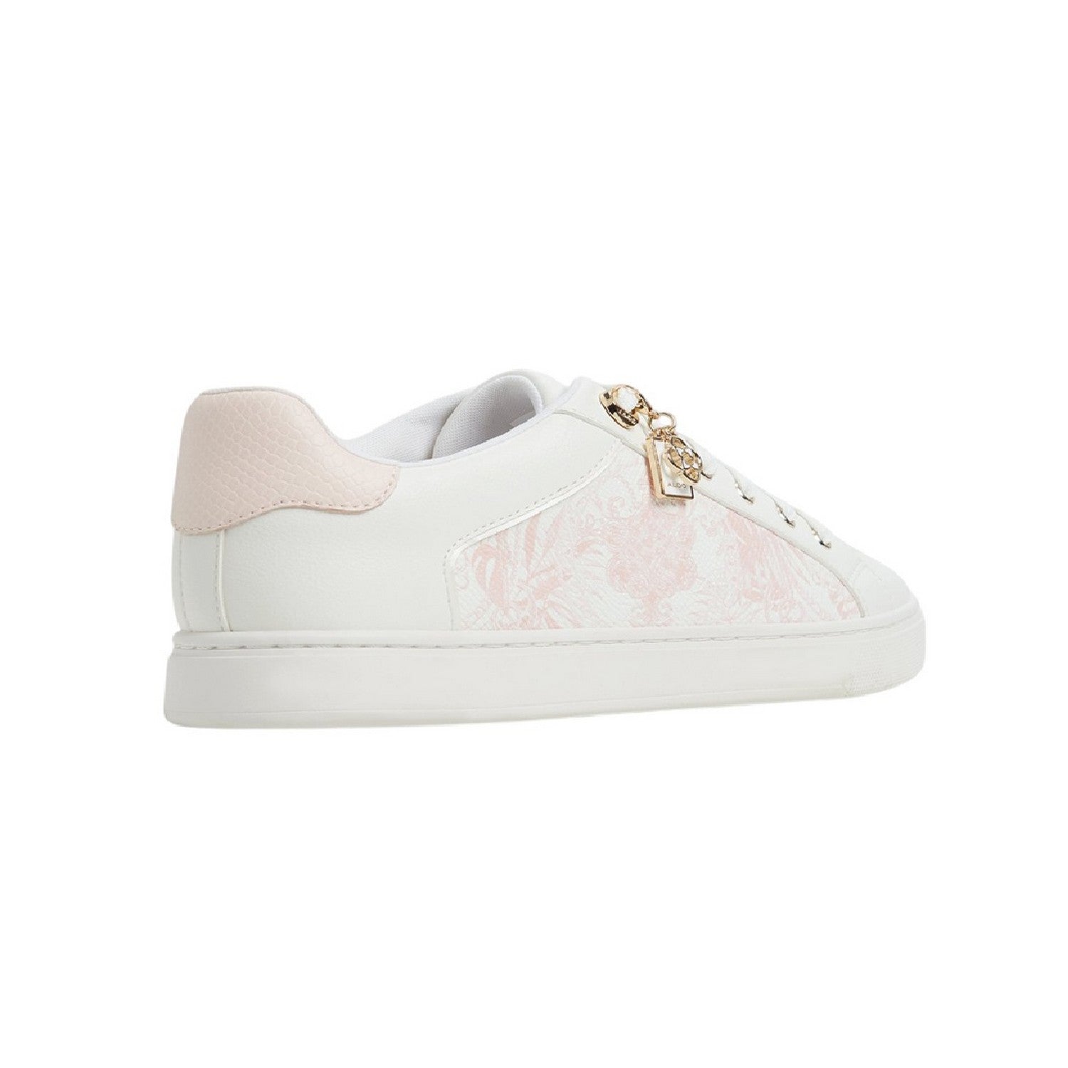 Pink - Back - Aldo Womens-Ladies Elgata Platform Trainers