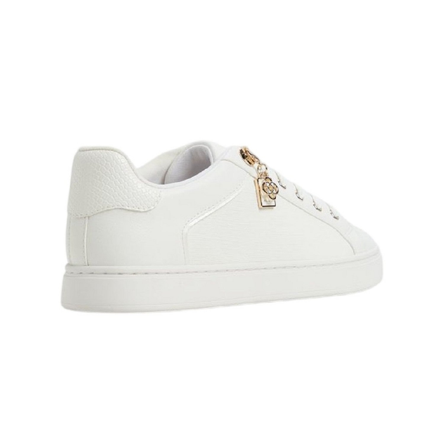 White-Black - Back - Aldo Womens-Ladies Elgata Platform Trainers
