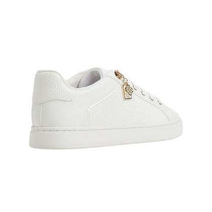 White-Black - Back - Aldo Womens-Ladies Elgata Platform Trainers
