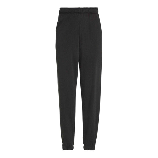 Black - Front - Tommy Jeans Mens Cotton Badge Jogging Bottoms