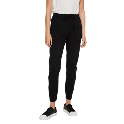 Black - Lifestyle - Vero Moda Womens-Ladies Eva Mid Rise Jogging Bottoms