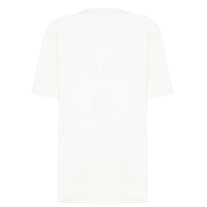 White-Black - Back - Heron Preston Womens-Ladies Logo Oversized T-Shirt