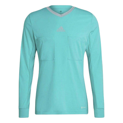 Mint - Front - Adidas Womens-Ladies V Neck Regular Long-Sleeved T-Shirt