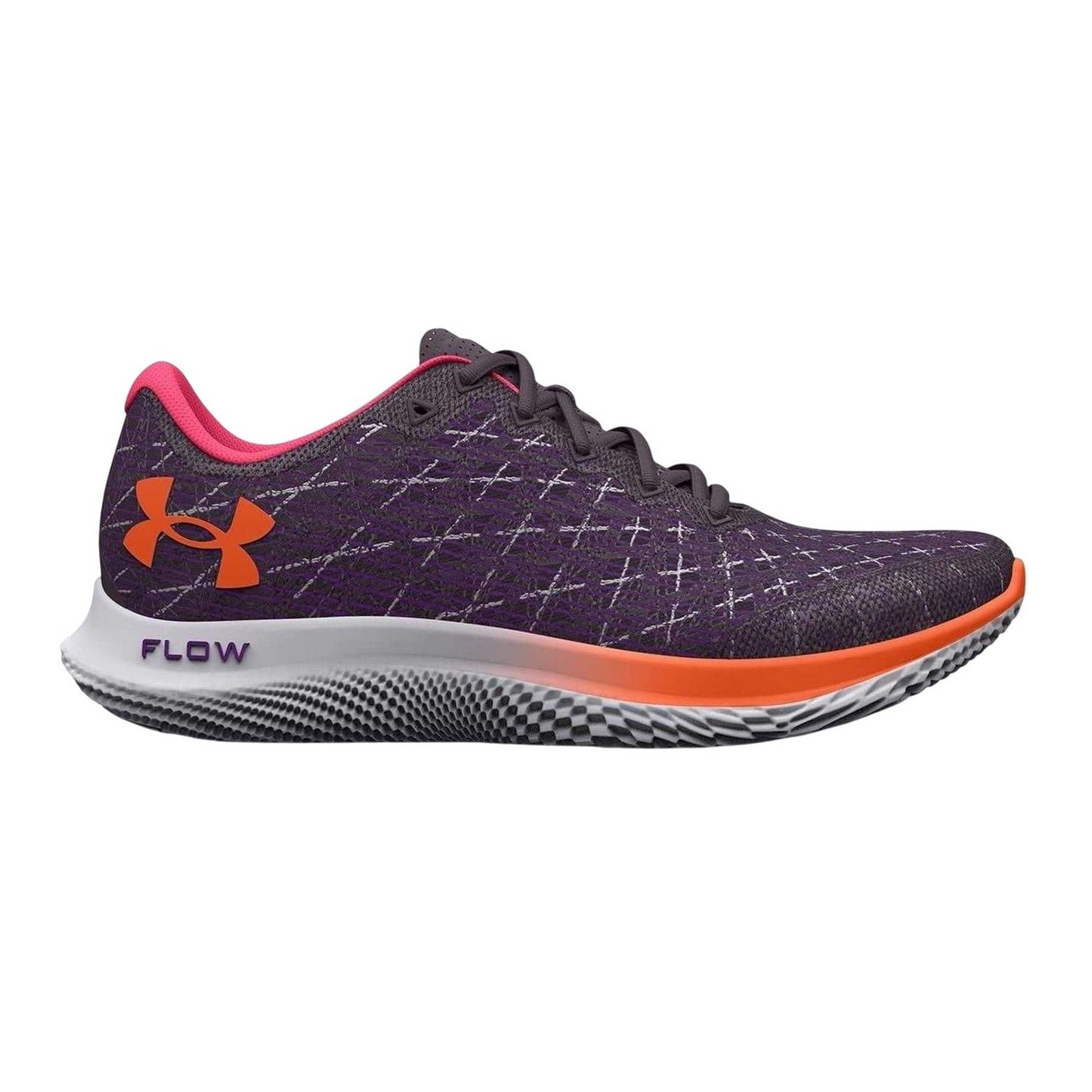 Purple - Front - Under Armour Unisex Adult Flow Velociti Wind 2 Trainers