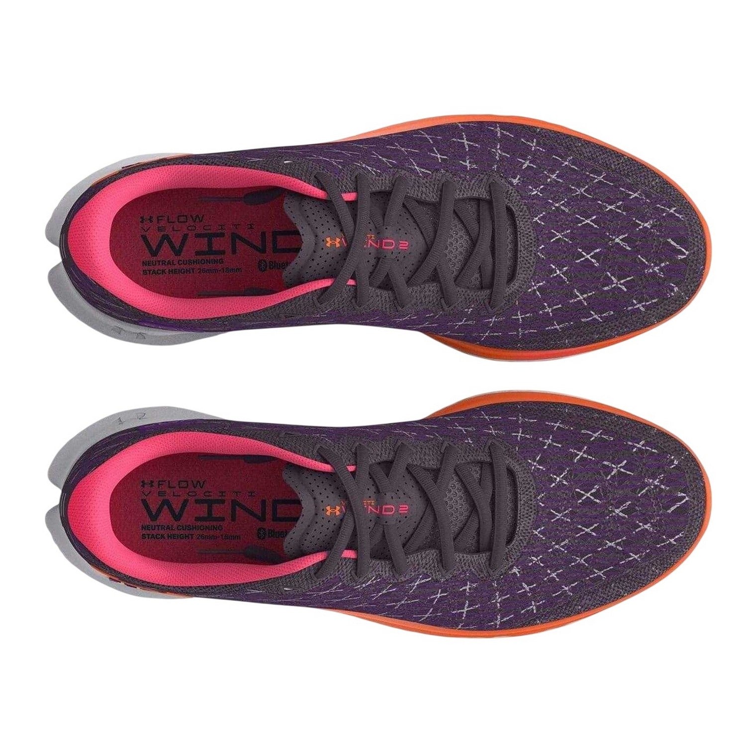 Purple - Lifestyle - Under Armour Unisex Adult Flow Velociti Wind 2 Trainers